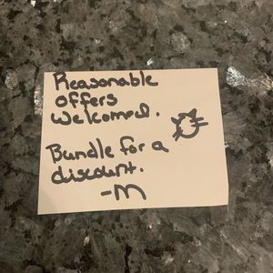 Reasonable Offers Welcomed. Everything must sell.